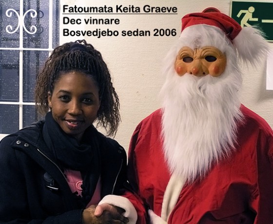 Fatoumata Keita Graeve vann månadslotteriet december 2008